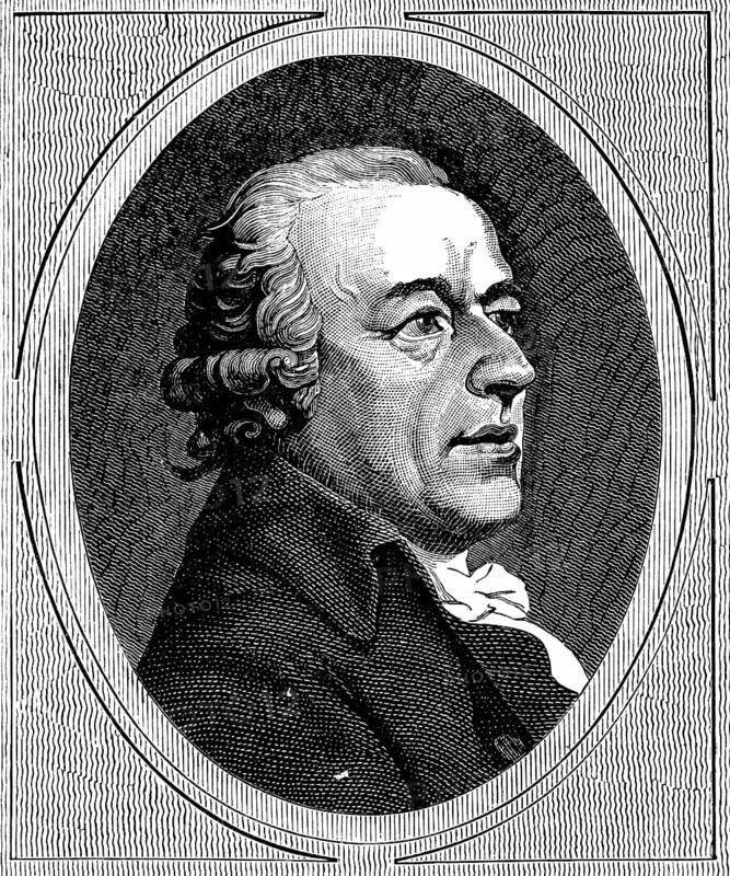 Johann Gottlieb Naumann (1741-1801) portrait, stays in Italy with studies in composition, piano and violin playing, compositions of ecclesiastical music, Electoral Court Kapellmeister in Dresden, history of German music, historical illustration 1892