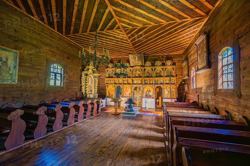 Open-air museum Stará Lubovna, Slovakia Wooden church of the Archangel Michael