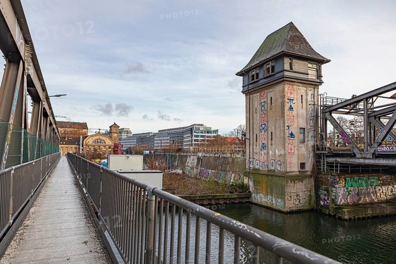 Parkweg bridge over the Spree at Treptower Park in Berlin, Germany, Europe