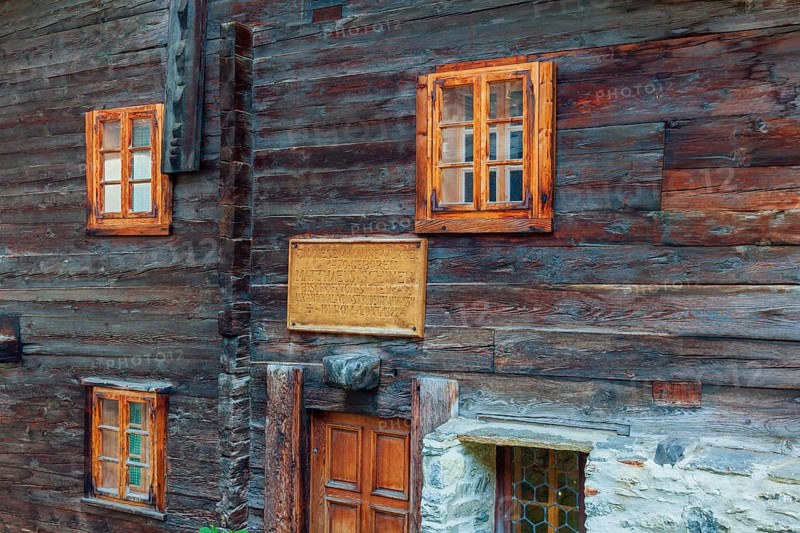 Farmhouse, Historic village of Mühlebach, Valais, Switzerland, Europe