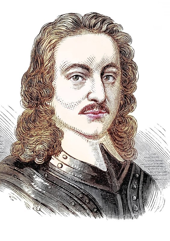 John Hampden 1594 to 1643 English parliamentary leader, Historical, digitally restored reproduction from a 19th century original, Record date not stated
