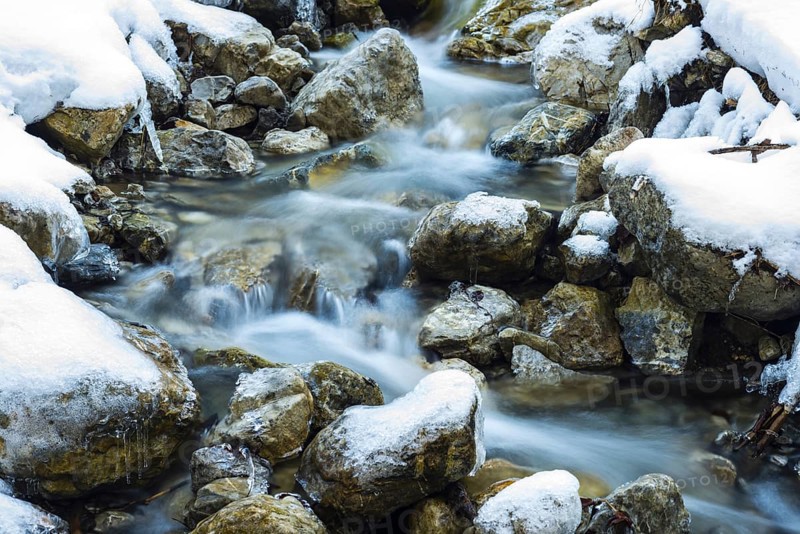 Mountain stream, Stillachtal, near Oberstdorf, Allgäu Alps, Allgäu, Bavaria, Germany, Europe