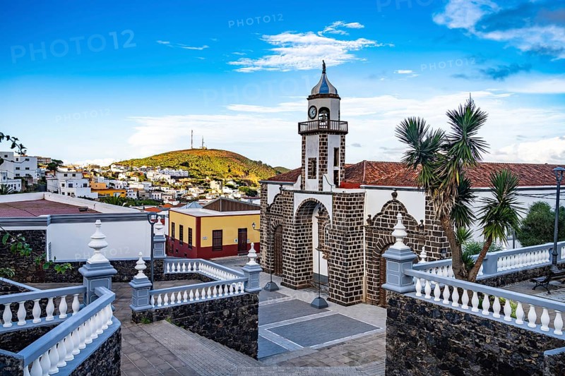 Main church of Santa María de la Concepción, Valverde, capital of the island of El Hierro, Canary Islands, Spain, Europe