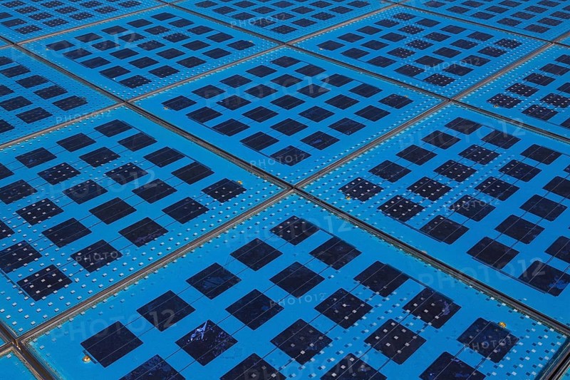 Monument or Greeting to the Sun solar panels installation by Nikola Basic, Zadar, Croatia, Europe