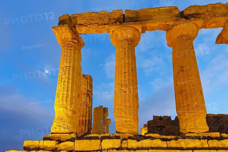 Temple of Juno, Valley of Temples, Agrigento, Sicily, Italy, Europe
