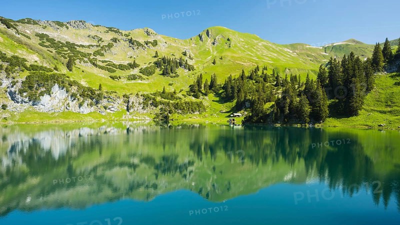 Seealpsee, Allgäu Alps, Allgaeu, Bavaria, Germany, Europe