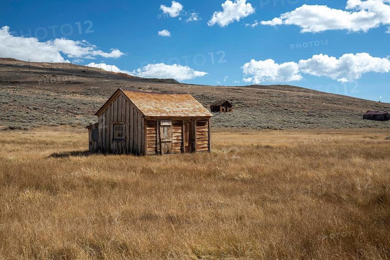 Bodie, California - Bodie State Historic Park. The park preserves the remains of a gold mining town that once had a population of 8, 500 people