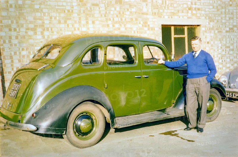 1937 Ford Modell 78 Fordor DeLuxe V8 Auto, UK fotografiert um 1961