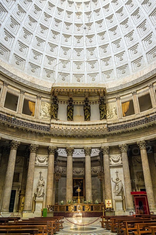 Basilica Reale Pontificia San Francesco da Paola, Naples, Campania, Italy, Europe
