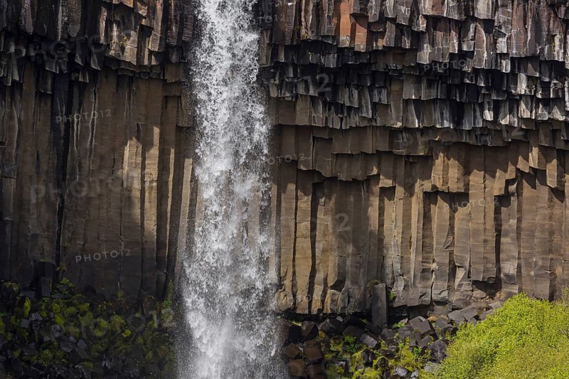 Svartifoss waterfall, Vatnajökull National Park, SE Iceland