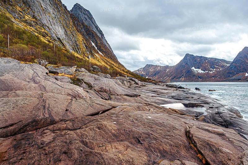 Tungeneset picnic on the island of Senja in Norway