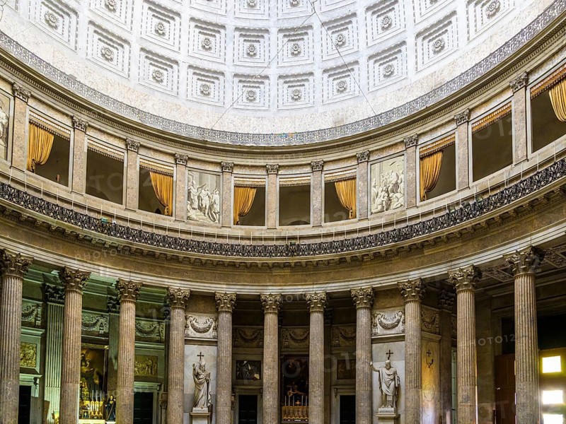 Basilica Reale Pontificia San Francesco da Paola, Naples, Campania, Italy, Europe