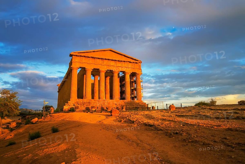 Temple of Concordia, Valley of the Temples, Agrigento, Sicily, Italy, Europe