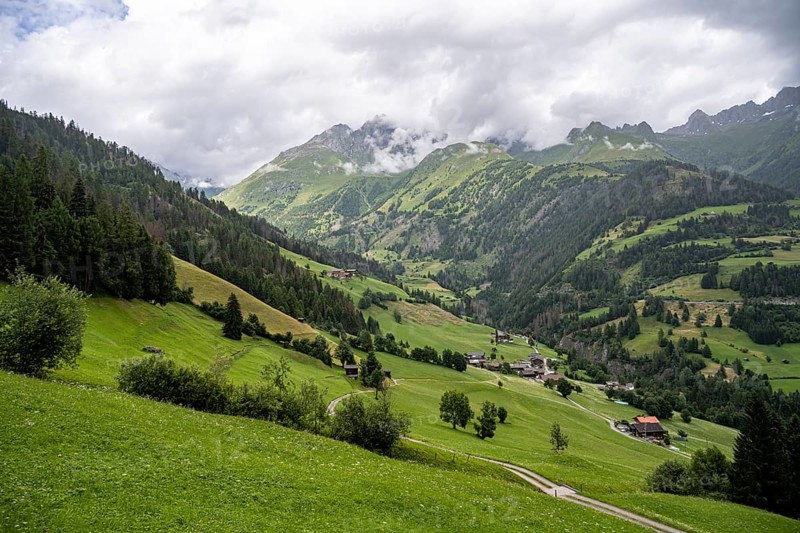 Mountain valley, Virgental, Hohe Tauern, East Tyrol, Tyrol, Austria, Europe