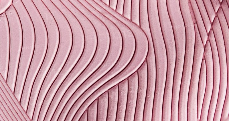 Abstract background, soft pink color, curved lines, texture, photo, selective focus, horizontal, no people