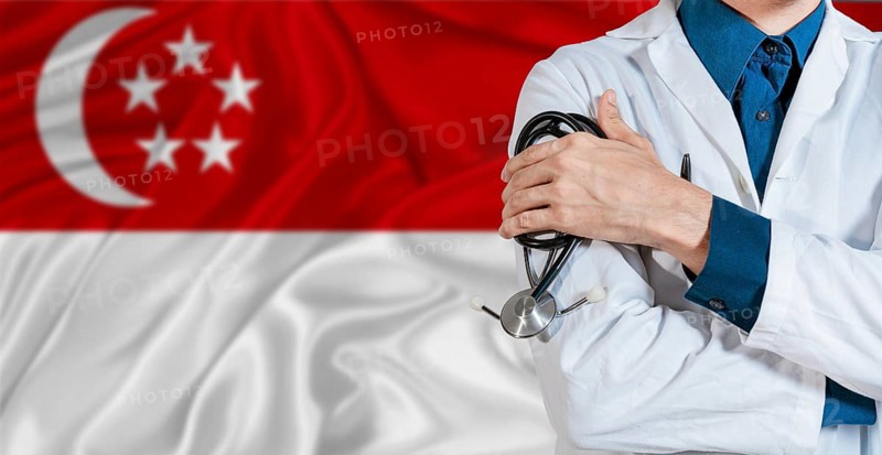 Doctor with stethoscope on Kazakhstan flag. Doctor holding stethoscope on Kazakhstan flag