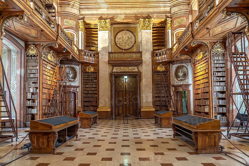 State Hall of the Austrian National Library in Vienna, Austria, Europe