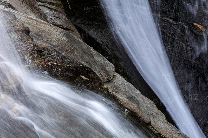 Waterfall near Sonogno, close-up, Verzasca Valley, Valle Verzasca, Canton Ticino, Switzerland, Europe