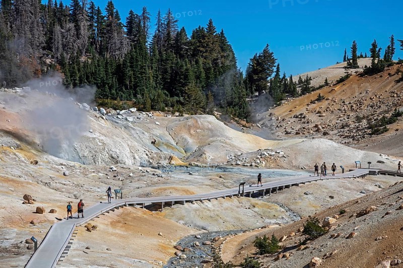 Mineral, California - The Bumpus Hell hydrothermal area in Lassen Volcanic National Park