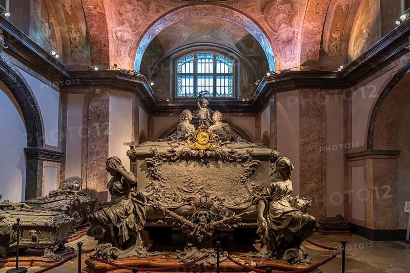 Maria Theresa Crypt in the Capuchin Crypt in Vienna, Austria, Europe