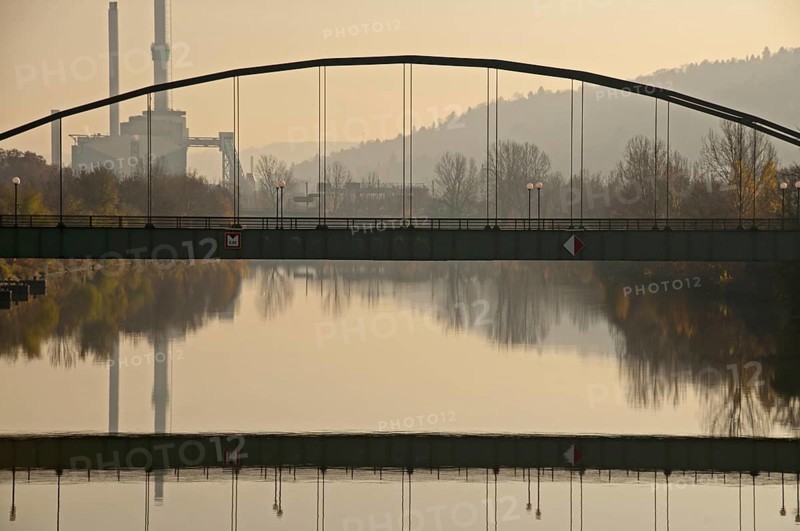König-Karls-Brücke, Neckar, Stuttgart, Baden-Württemberg, Germany, Europe