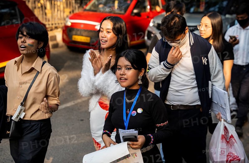 People from LGBT community and supporters participate in Pride Parade on December 22, 2024 in Guwahati, India. Queer pride parades in India are vibrant and empowering events that celebrate LGBTQ+ identities, advocate for equality, and raise awareness about the rights and struggles of the community.