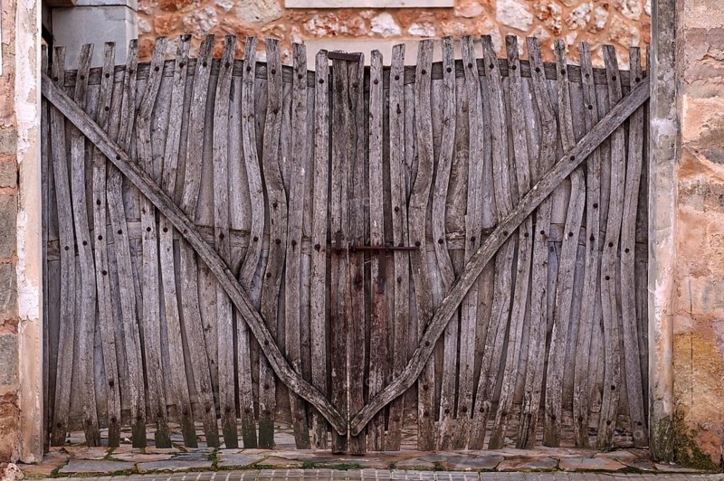Old wooden Tor Tor, Santa Maria del Camí, Calvià, Majorca, Balearic Islands, Balearic Islands, Spain, Europe