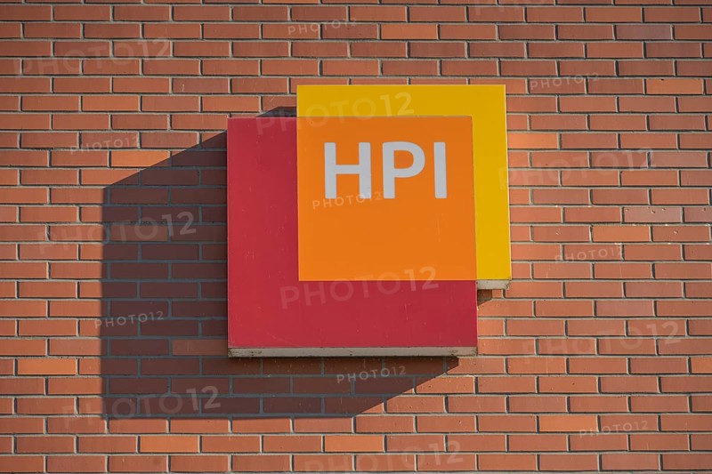 Logo, Hasso Plattner Institute, Prof.-Dr.-Helmert-Straße, Babelsberg, Potsdam, Brandenburg, Germany, Europe