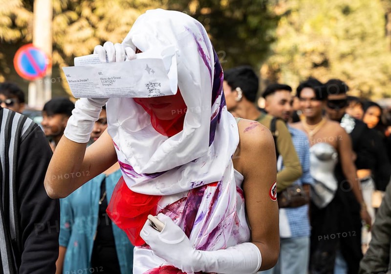 People from LGBT community and supporters participate in Pride Parade on December 22, 2024 in Guwahati, India. Queer pride parades in India are vibrant and empowering events that celebrate LGBTQ+ identities, advocate for equality, and raise awareness about the rights and struggles of the community.