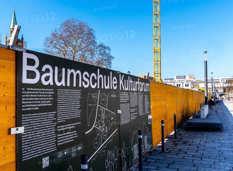 Nursery Kulturforum, open-space garden installation, Sharounplatz, Berlin, Germany, Europe