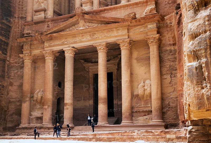 The Treasury building at the archaeological site of Petra, Jordan, 1998, Asia