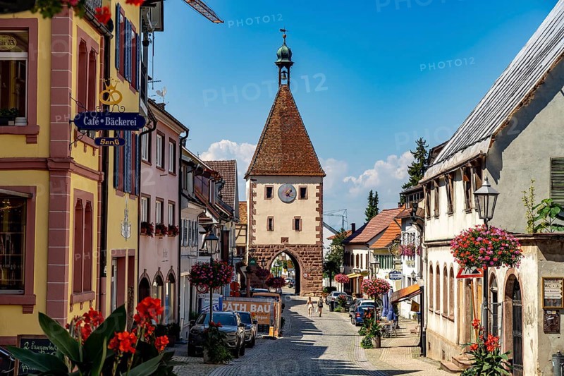 The Königschaffhausen Tor in Endingen am Kaiserstuhl, Baden-Württemberg, Germany, Europe