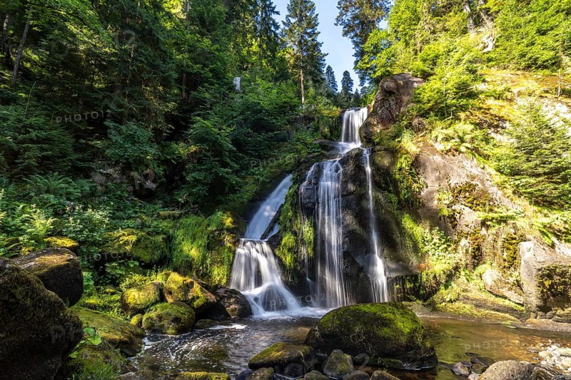 The Triberg Waterfalls, Triberg in the Black Forest, Baden-Württemberg, Germany, Europe