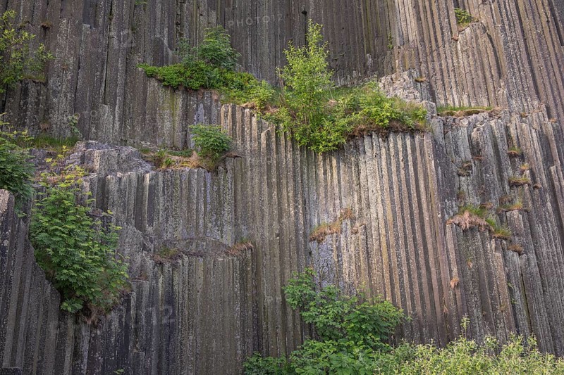 Panska skala, (Mansion/Manor Rock) also called the Varhany (Organ) is an unobtrusive hillock close to Prachen, Bohemia, Czech Republic, Europe