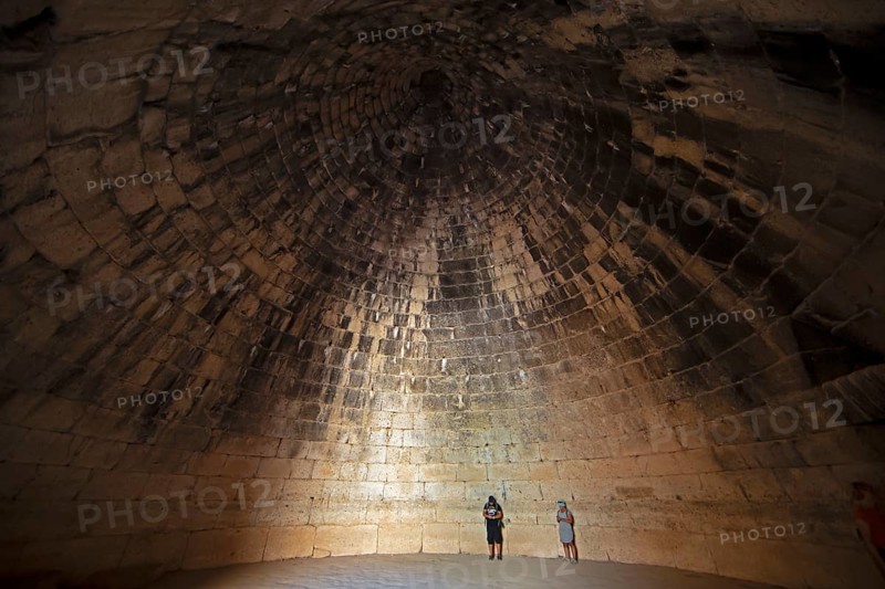Tholos Tomb, Tomb of Aigisthos, Late Helladic period, Mycenae, Greek archaeological site, Argolis, Peloponnese, Greece, Europe