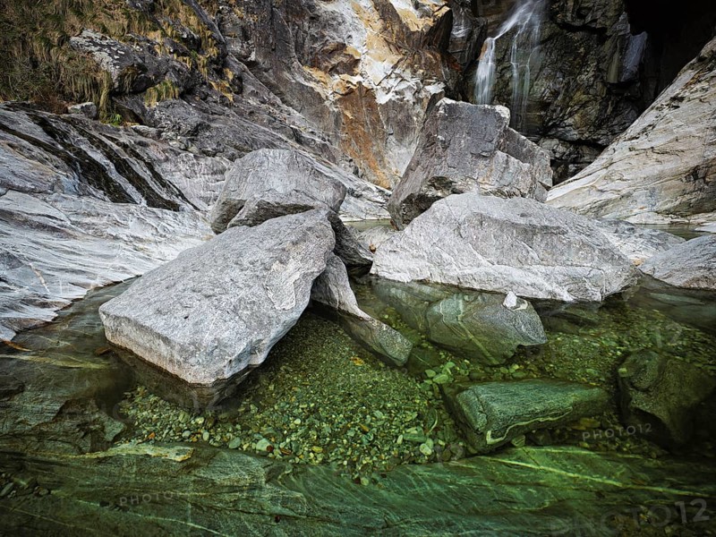 Cascata del Salto waterfall, Maggia, Maggia Valley, Canton Ticino, Switzerland, Europe