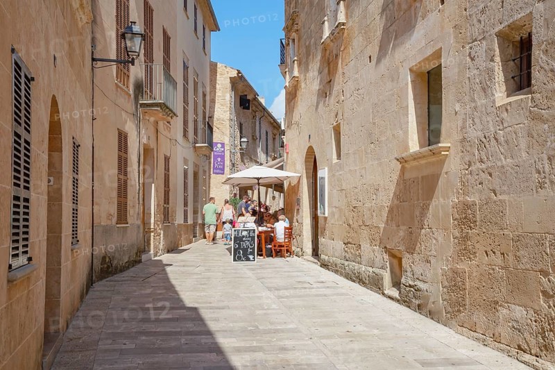 Old town, Alcudia, Mallorca, Balearic Islands, Spain, Europe