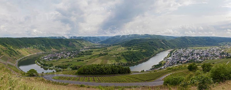 Moselschleife Kröv, Rhineland-Palatinate, Germany, Europe