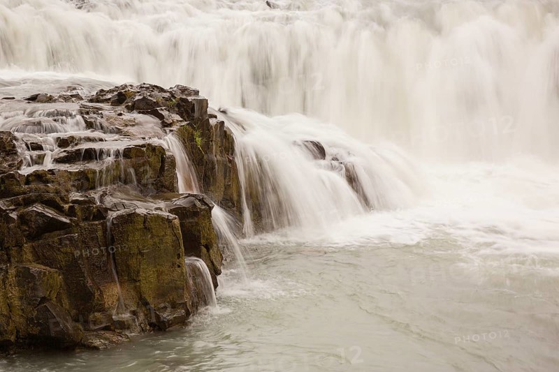 Gullfoss waterfall. A waterfall located in the canyon of the Hvítá river in southwest Iceland