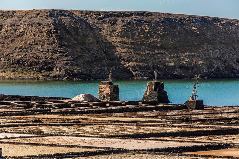 2016, Lanzarote, Salinas de Janubio, ESP, Spain, Canary Islands, Canary Islands, Atlantic Ocean, Lanzarote, biosphere reserve, volcano, volcanism, volcanic island, island, saltworks, salt, salt mining, recording date, Europe