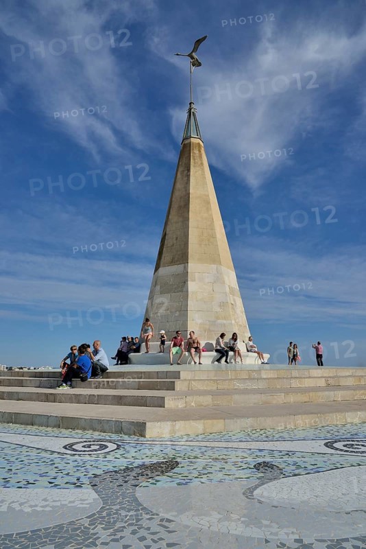 Wind Rose Monument, El Molinar, Palma de Mallorca, Majorca, Balearic Islands, Spain, Europe