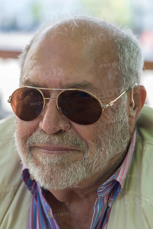 Portrait of an elderly gentleman with sunglasses, Bavaria, Germany, Europe