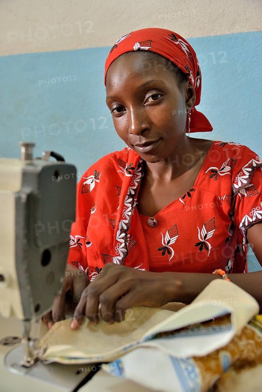 Seamstress, Ngaoundéré, Adamawa Region, Cameroon, Africa