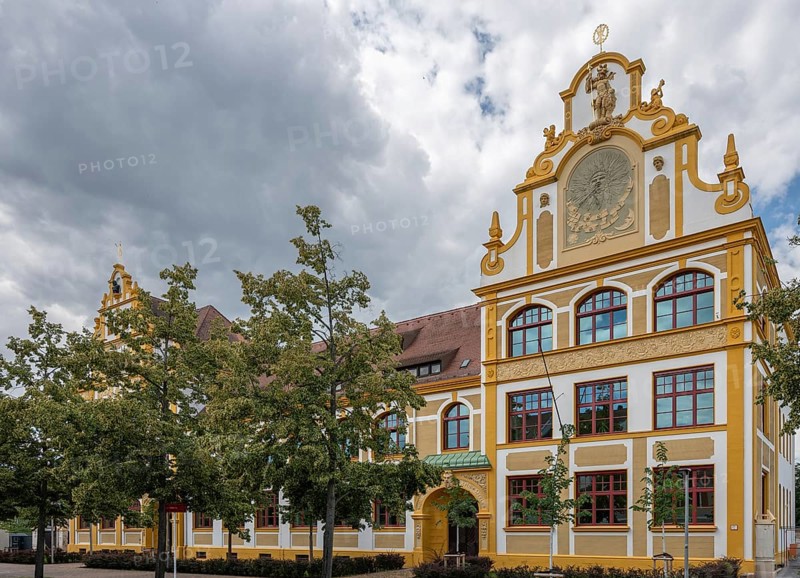 Luitpold Primary School, built in 1901 in Art Nouveau style, Memmelsdorfer Str. 7A, Bamberg, Upper Franconia, Bavaria, Germany, Europe