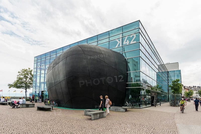 Cultural Centre K42, Medienhaus am See, lakeside promenade, Friedrichshafen, Lake Constance, Baden-Württemberg, Germany, Europe