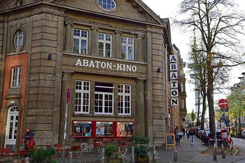 Europe, Germany, Hamburg, Rotherbaum, architecture, cinema Abaton, am Allendeplatz, Univiertel, arthouse cinema, Hamburg, Hamburg, Federal Republic of Germany, Europe