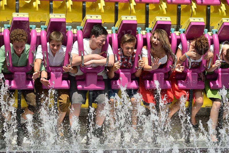 Topspin fun ride, Oktoberfest, Munich, Upper Bavaria, Bavaria, Germany, Europe