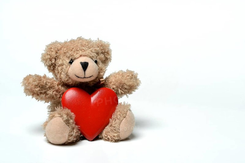 Teddy, teddy bear with red heart