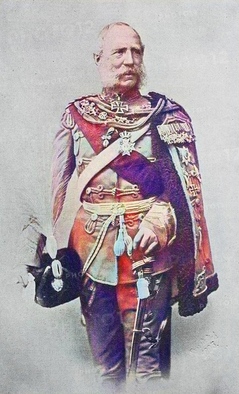 Frederick Augustus Albert Anton Ferdinand Joseph Karl Maria Baptist Nepomuk Wilhelm Xaver Georg Fidelis, 1828 to 1902, the German King of Saxony and a member of the House of Wettin, Germany, Historical, digital reproduction of a 19th century original, original date unknown, Europe