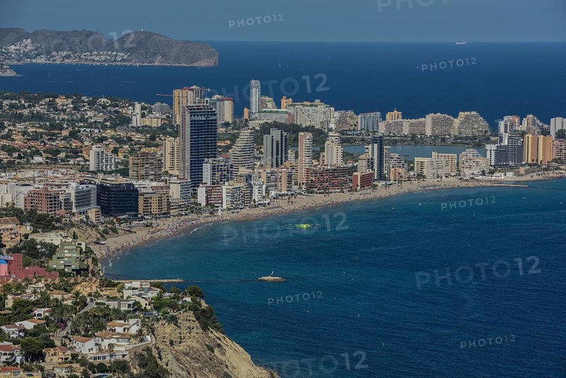 View of Calp, Alicante, Costa Blanca, Spain, Europe